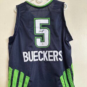 PAIGE BUECKERS SIGNED DALLAS WINGS AUTOGRAPHED BASKETBALL JERSEY W/COA XL - 1073